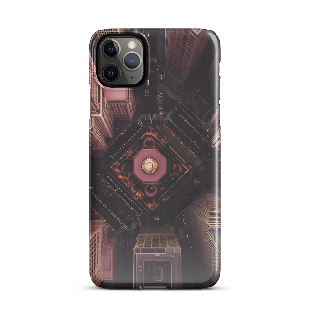 Urban Symphony: Aerial Views of the City | Phone Case |  11 Pro Max | Snap Case | Glossy