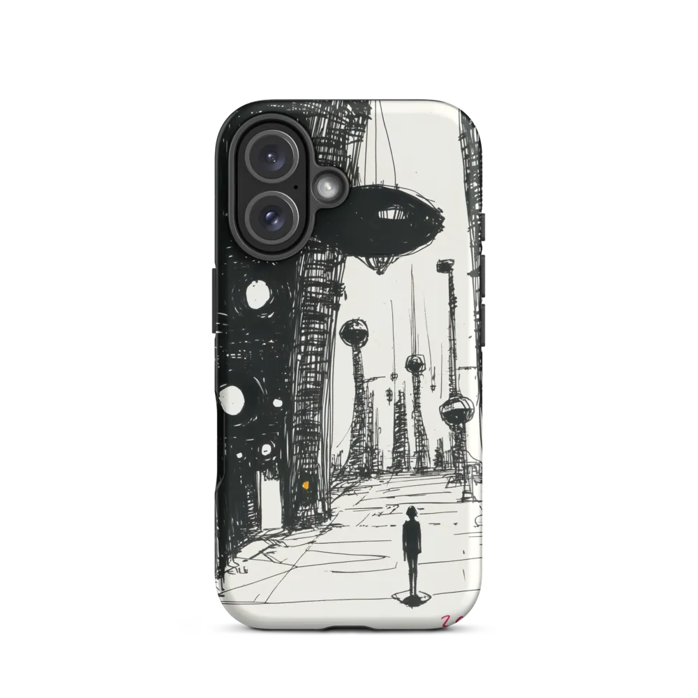 The Echoing Silence of Tomorrow | Phone Case |  16 | Tough Case | Matte