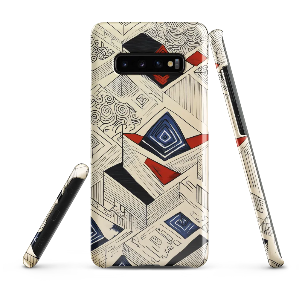 Geometric Harmony | Phone Case |  S10 Plus | Snap Case | Glossy