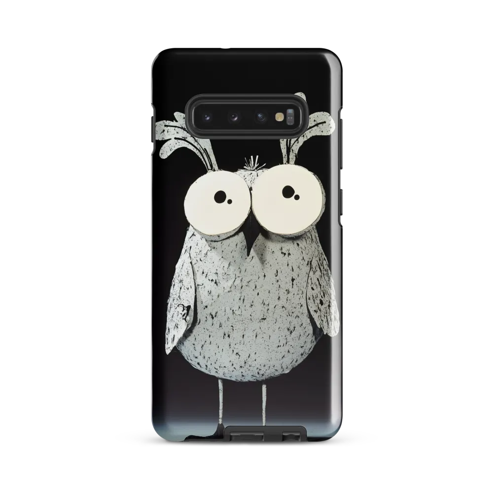 Whimsical Owl in Paper Cutout | Phone Case |  S10 Plus | Tough Case | Glossy