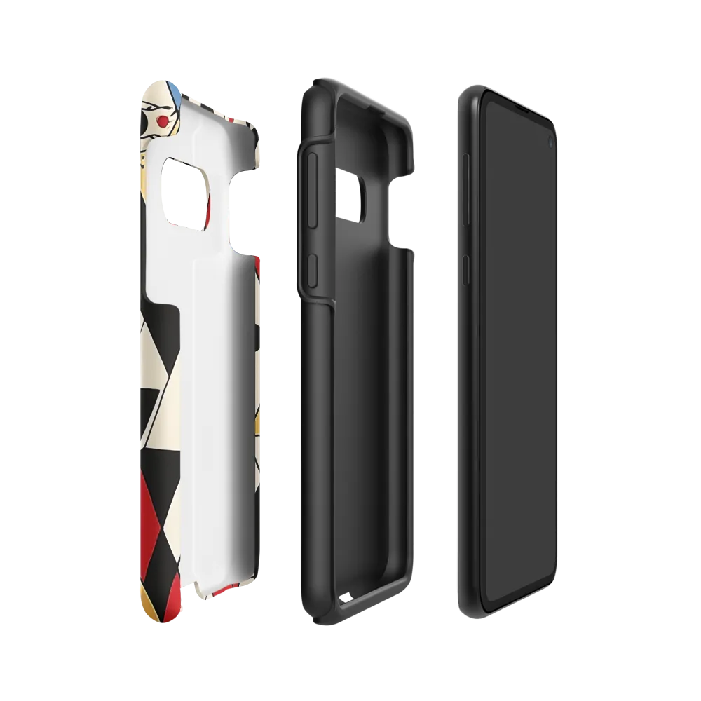 Dynamic Geometric Symphony | Phone Case |  S10e | Tough Case | Matte