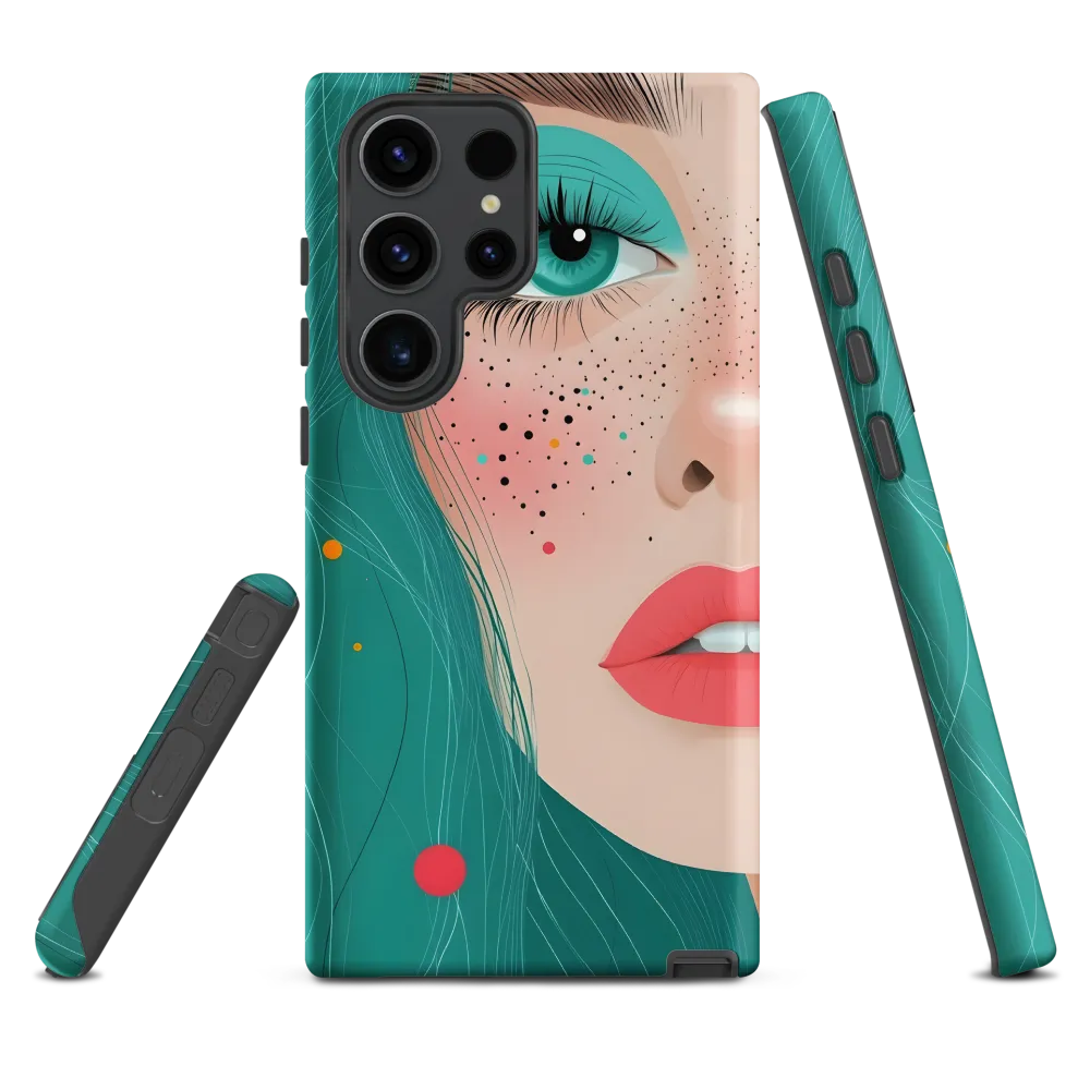A Playful Portrait: Turquoise Temptation