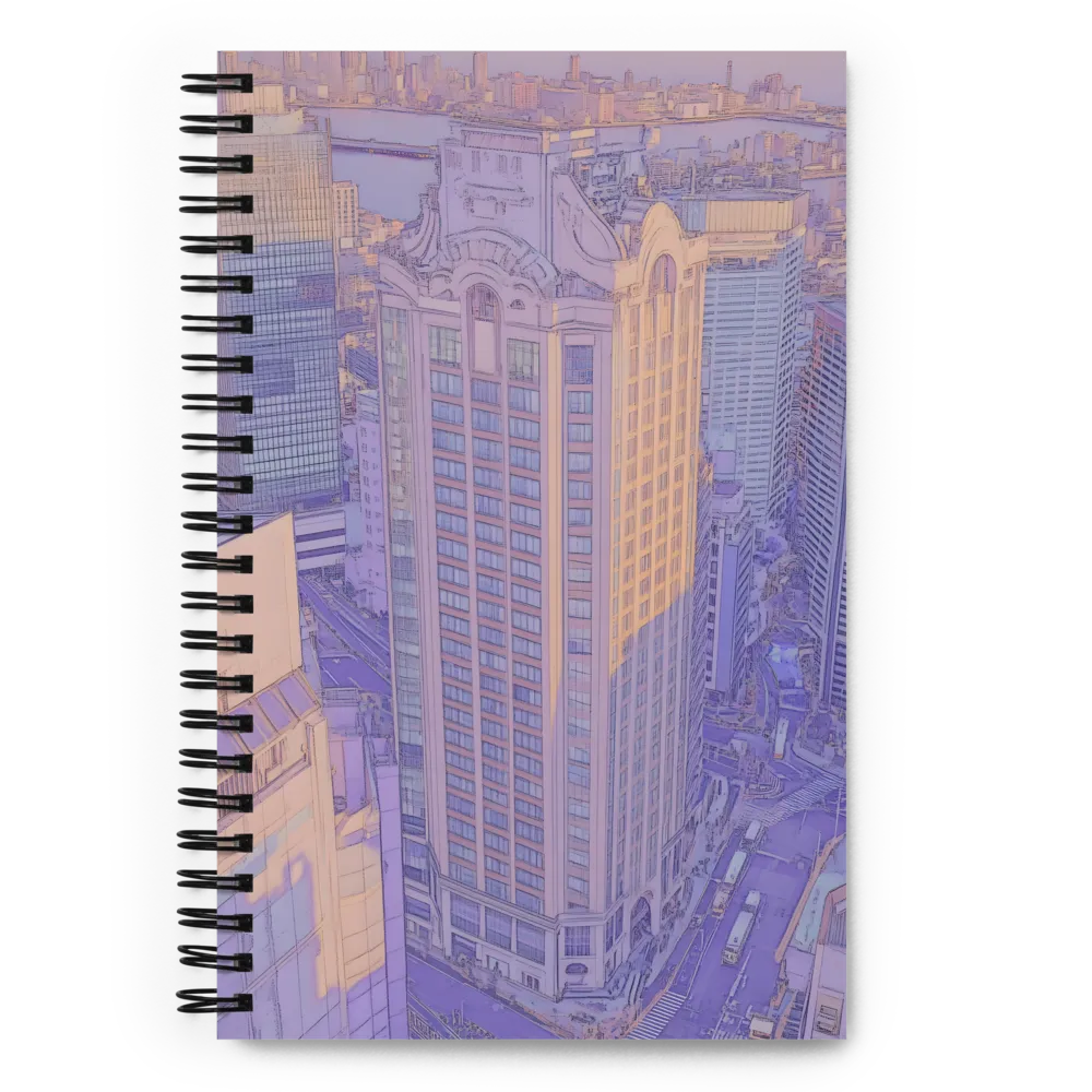 Urban Symphony: An Art Deco Dream | Spiral Notebook