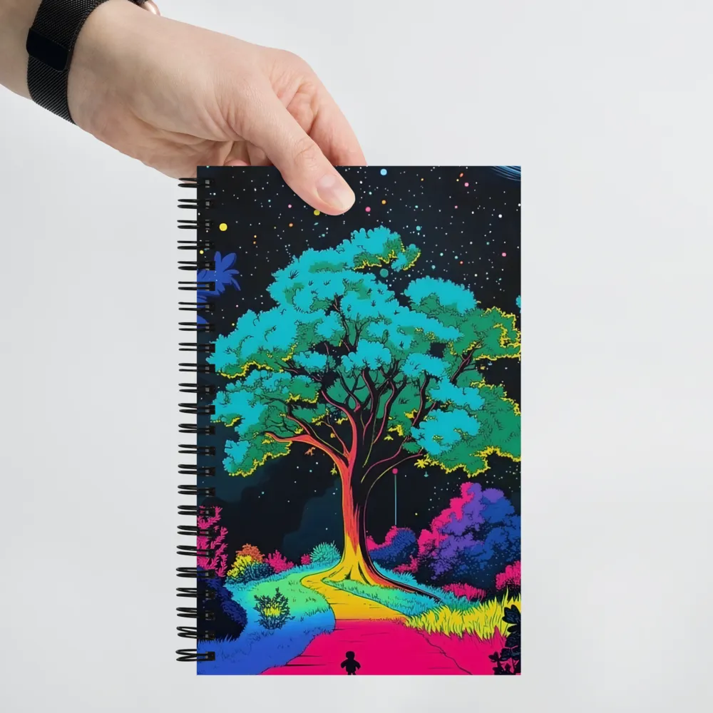 Whispers of a Luminous Grove | Spiral Notebook