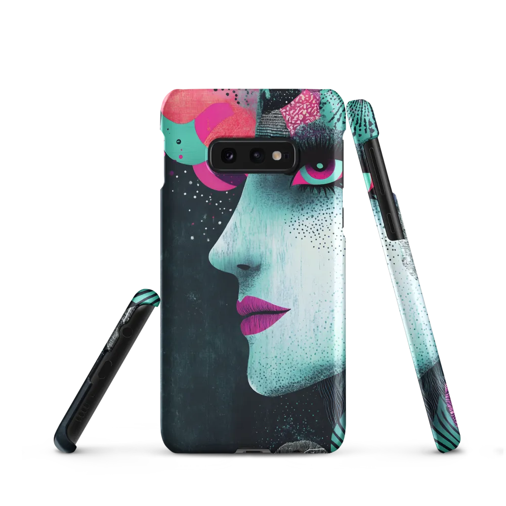 Mystical Beauty in Blue and Pink | Phone Case |  S10e | Snap Case | Matte
