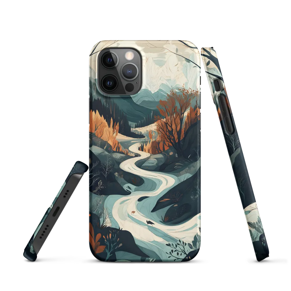 Winding Serenity: A Digital Landscape