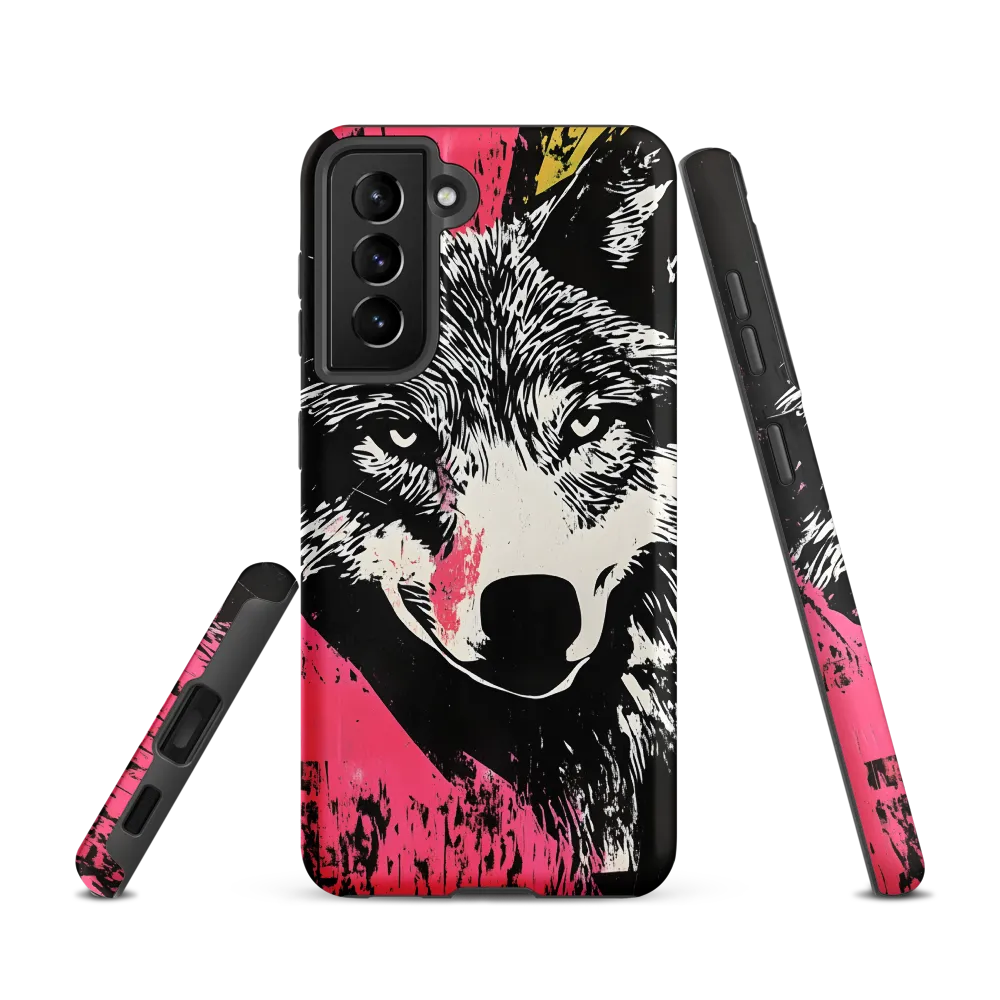 Intense Gaze of the Wolf