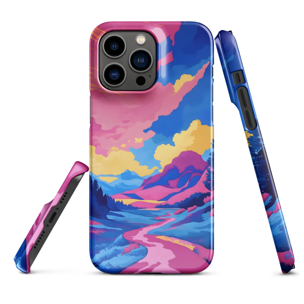 Dreamscape: The Serene River | Phone Case |  14 Pro Max | Snap Case | Glossy