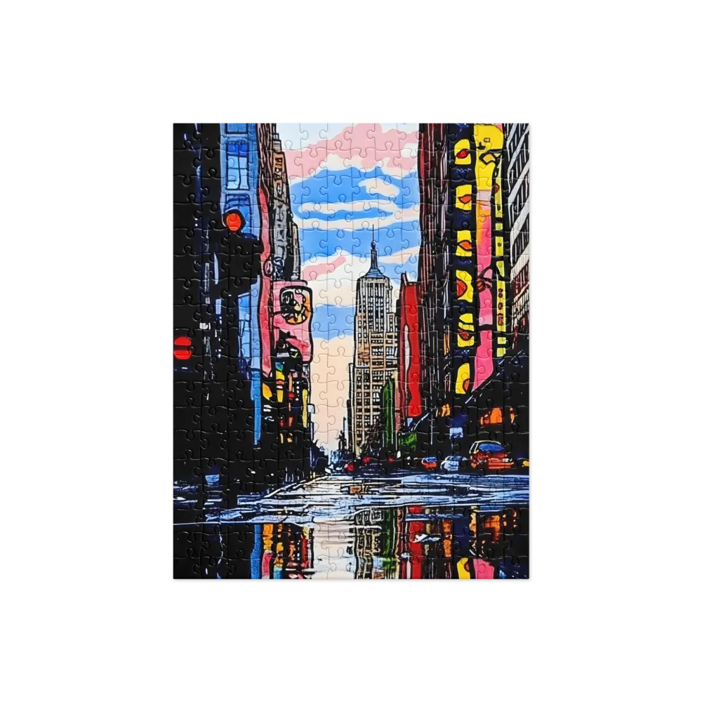 Reflections of a Vibrant City | Jigsaw Puzzle | 252/520 pieces