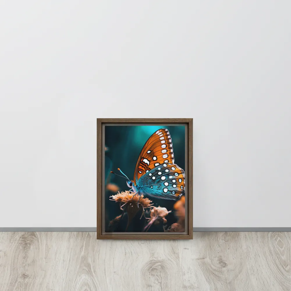 Whispers of Color: The Butterfly's Embrace