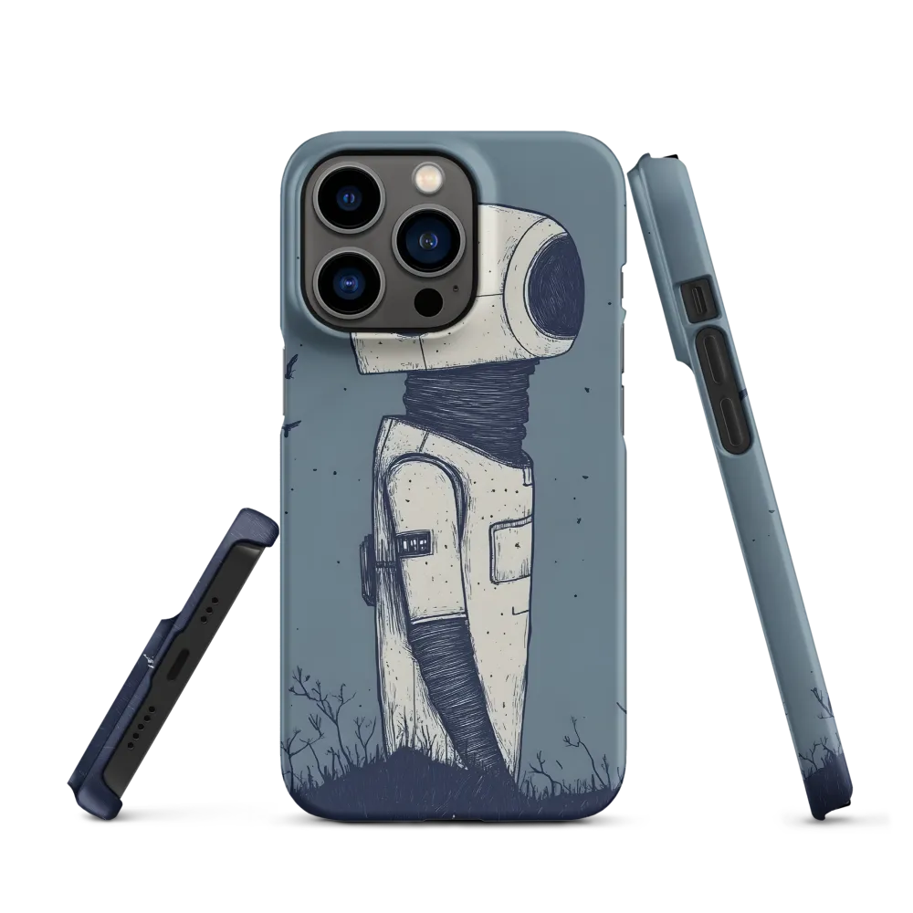 Contemplative Robot in a Barren Landscape