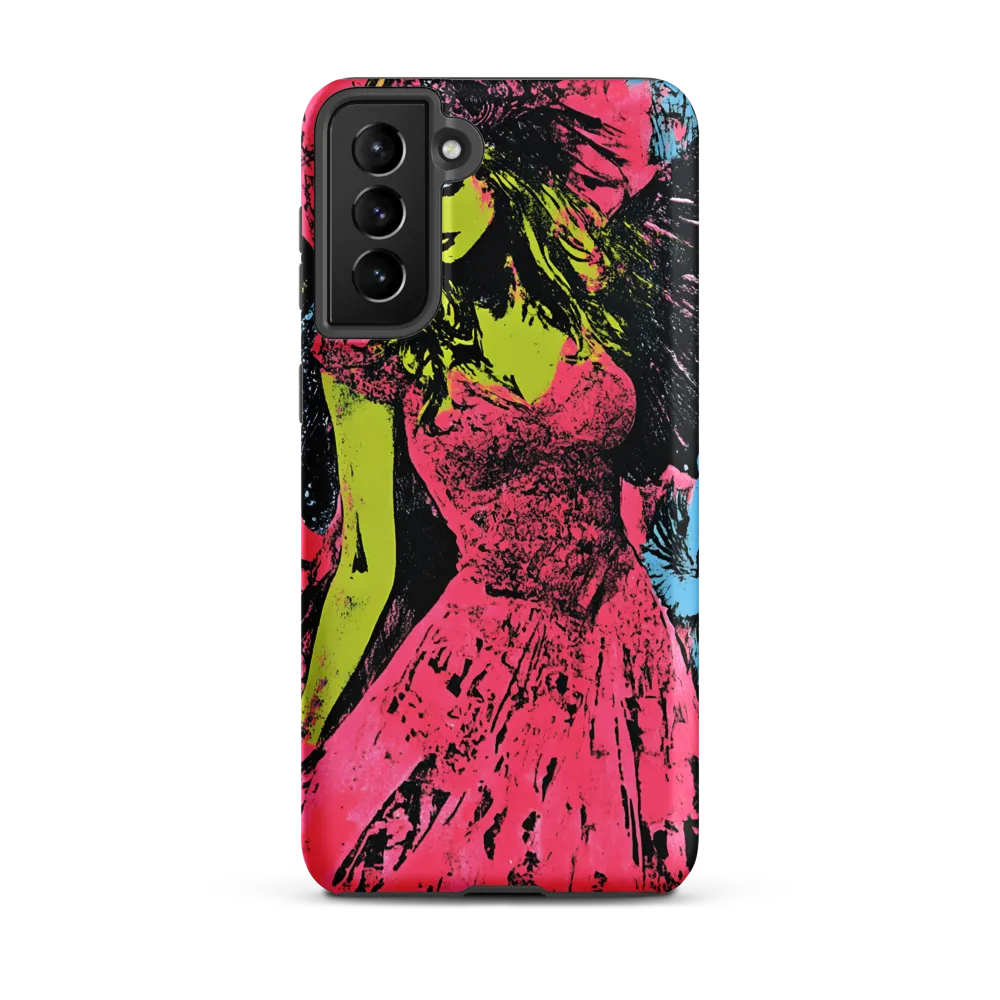Mystical Angel in Neon Dreams