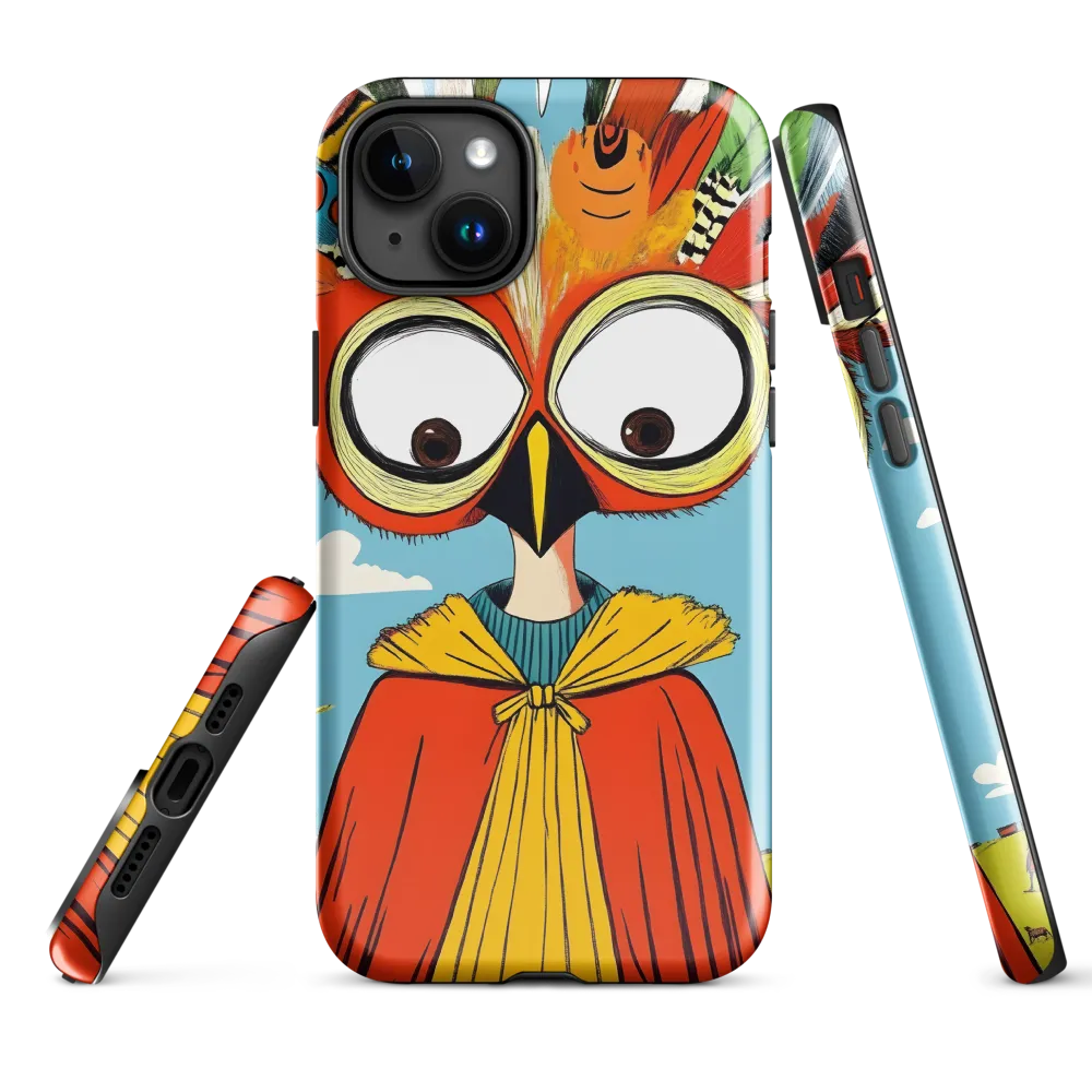 A Whimsical Encounter: The Owl-Human Fusion
