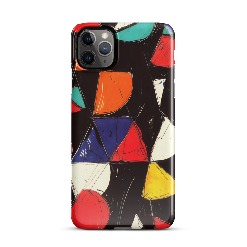 Vibrant Geometric Symphony | Phone Case |  11 Pro Max | Snap Case | Glossy