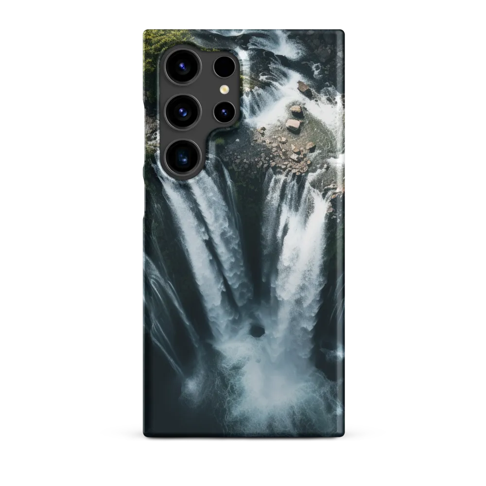 Nature's Power: The Cascading Waterfall | Phone Case |  S24 Ultra | Snap Case | Matte