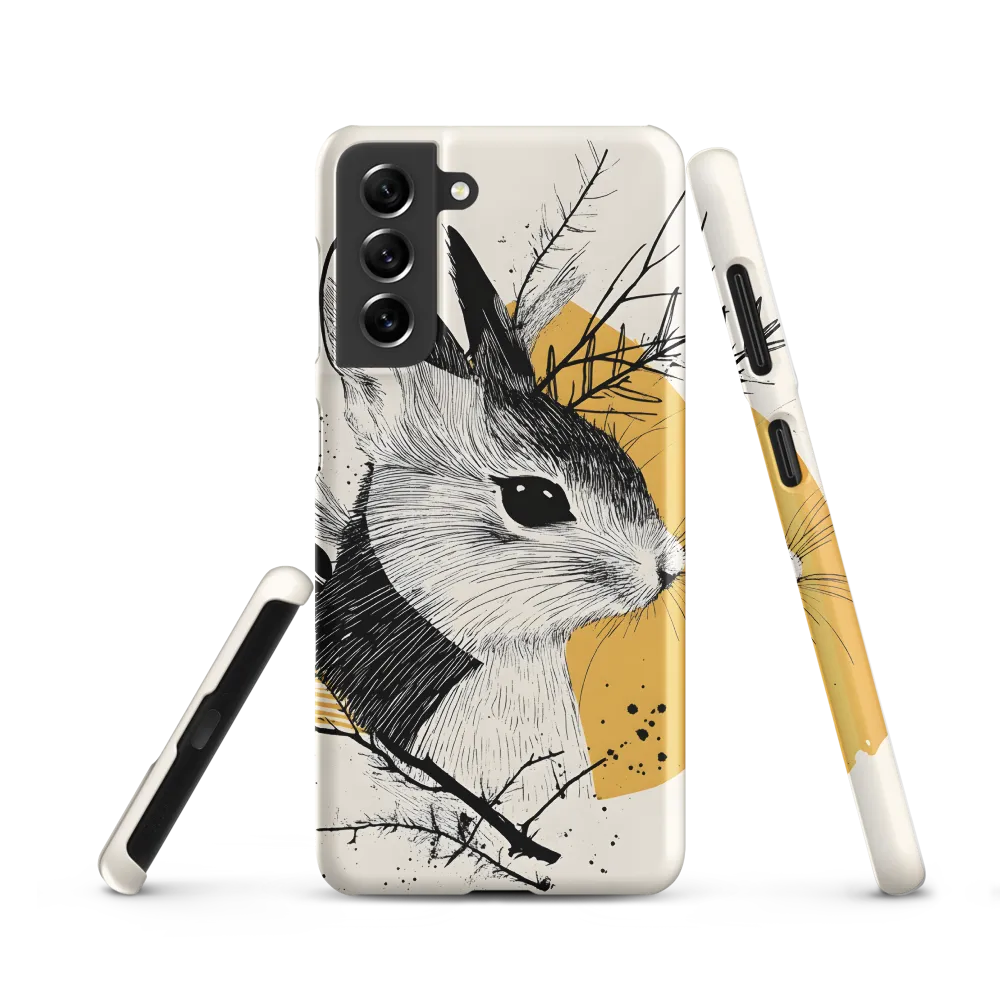 Ethereal Rabbit: A Study in Line Art