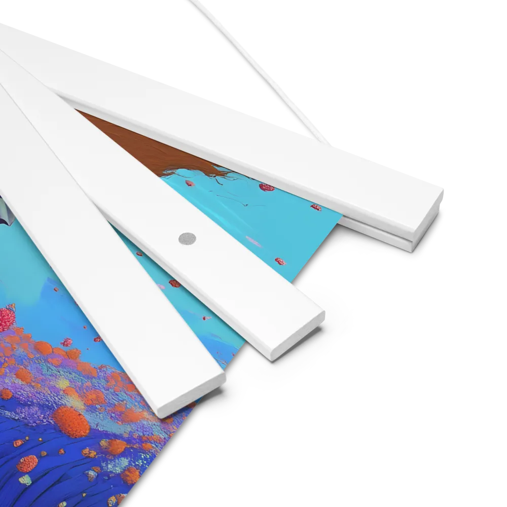 Whispers of Freedom | Poster With White Wood Hanger | 10″×10″
