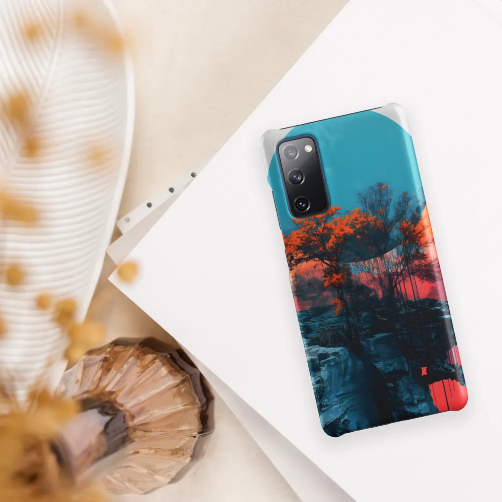 Ethereal Landscapes: A Dance of Color and Form | Phone Case |  S20 FE | Snap Case | Matte