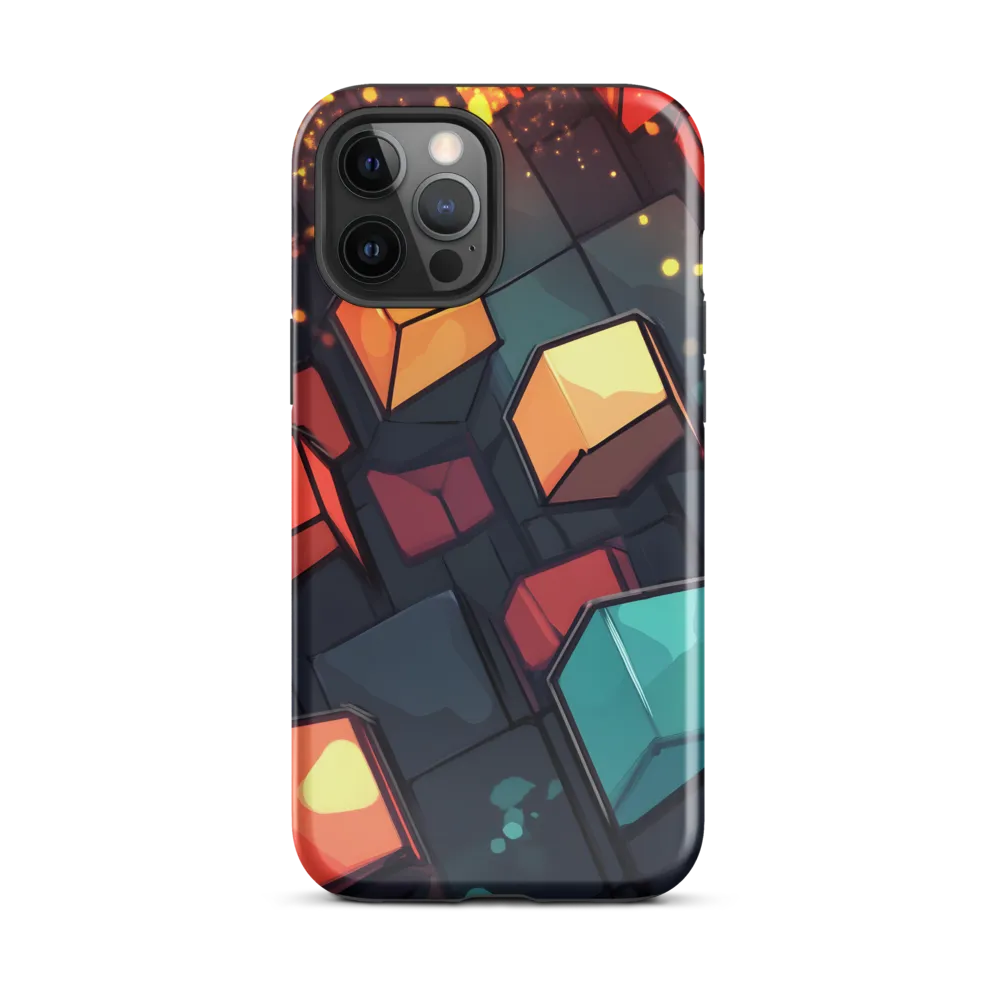 Illuminated Geometry | Phone Case |  12 Pro Max | Tough Case | Glossy