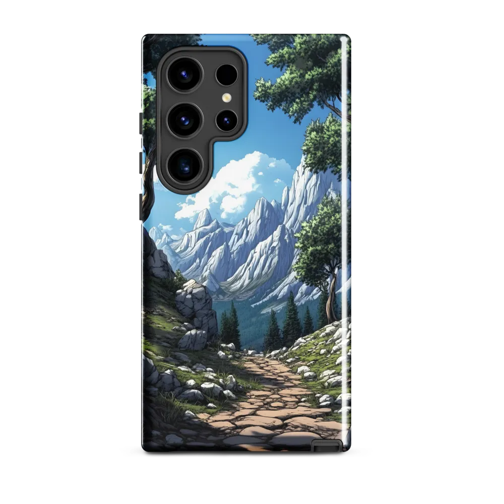 Journey Through Tranquility | Phone Case |  S24 Ultra | Tough Case | Glossy