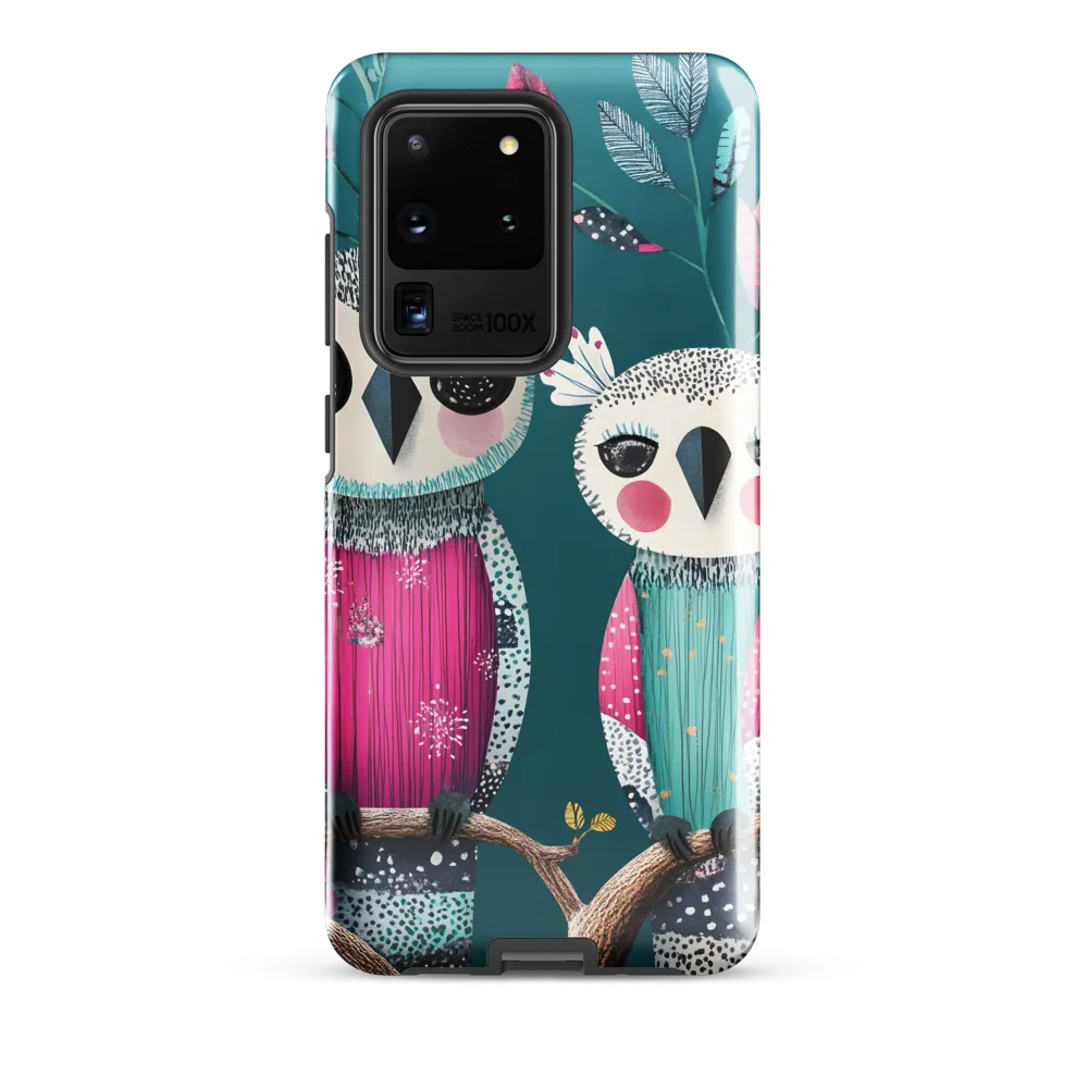 Whimsical Duo: A Celebration of Nature and Color