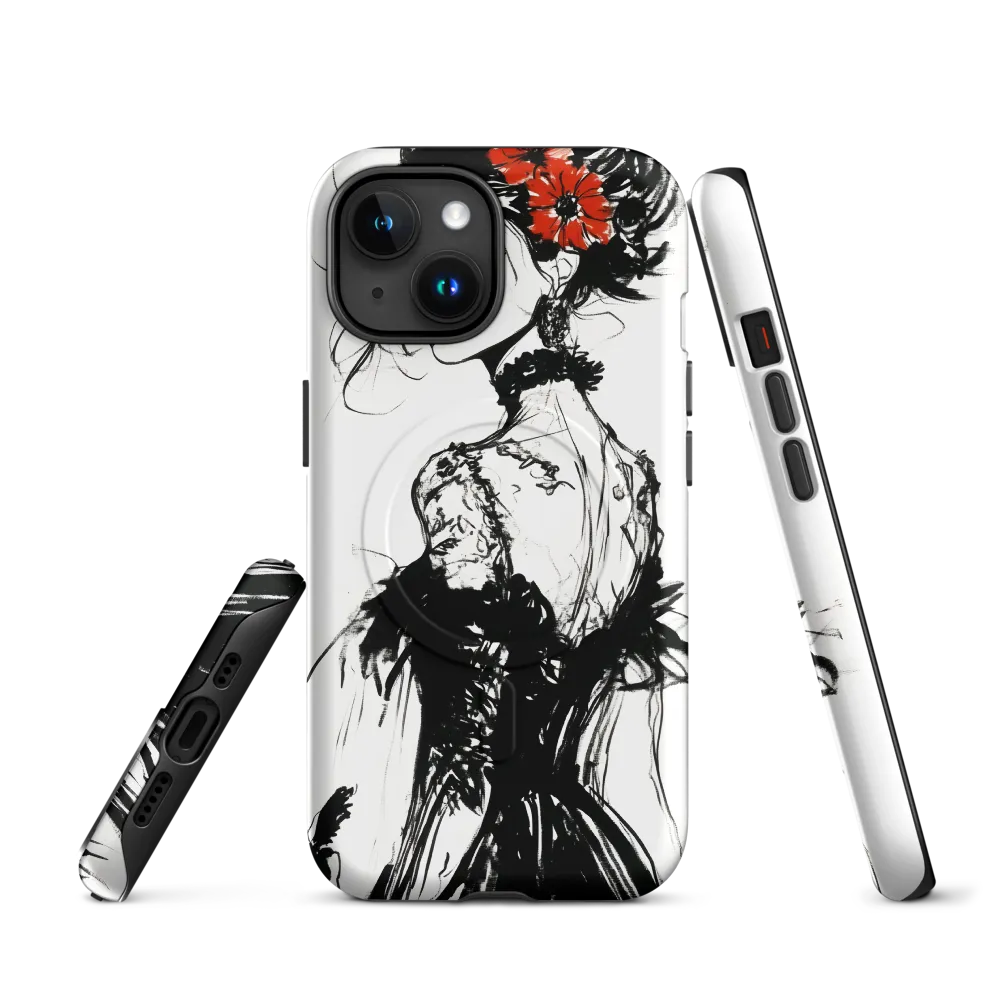 Elegance in Black and Red