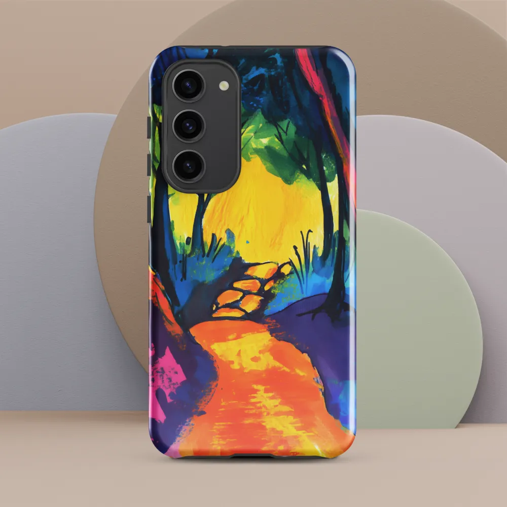 Path Through a Vibrant Forest
