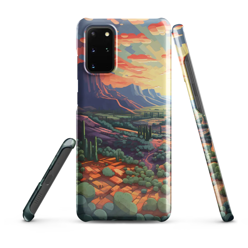 Desert Serenity at Dusk | Phone Case |  S20 Plus | Snap Case | Glossy