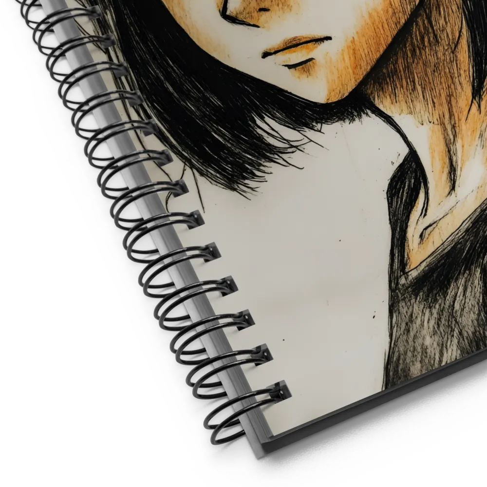 Portrait of Intensity | Spiral Notebook