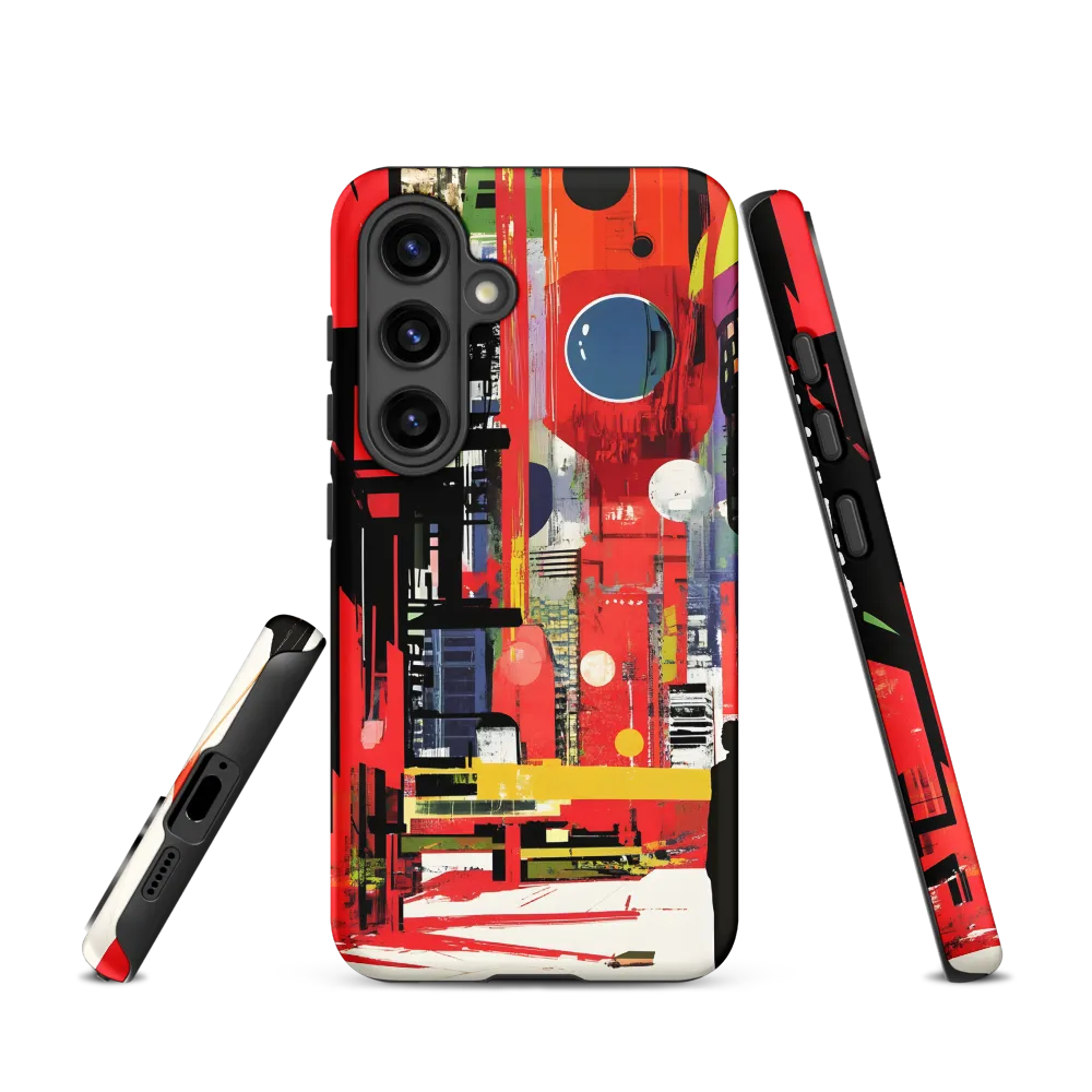 Urban Echoes: A Futuristic Reverie | Phone Case |  S24 | Tough Case | Matte