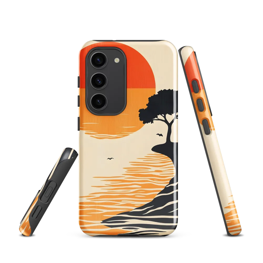 Serene Sunset | Phone Case |  S23 | Tough Case | Glossy