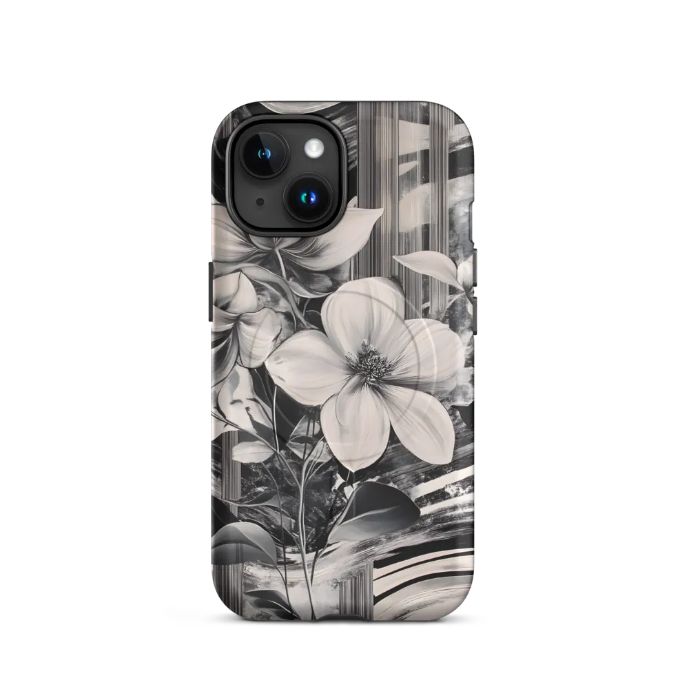 Ethereal Bloom: A Dance of Monochromes