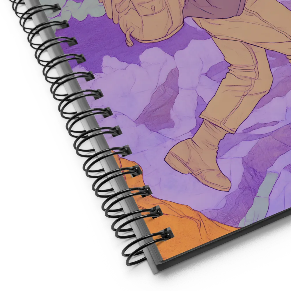 Journey Through the Clouds | Spiral Notebook