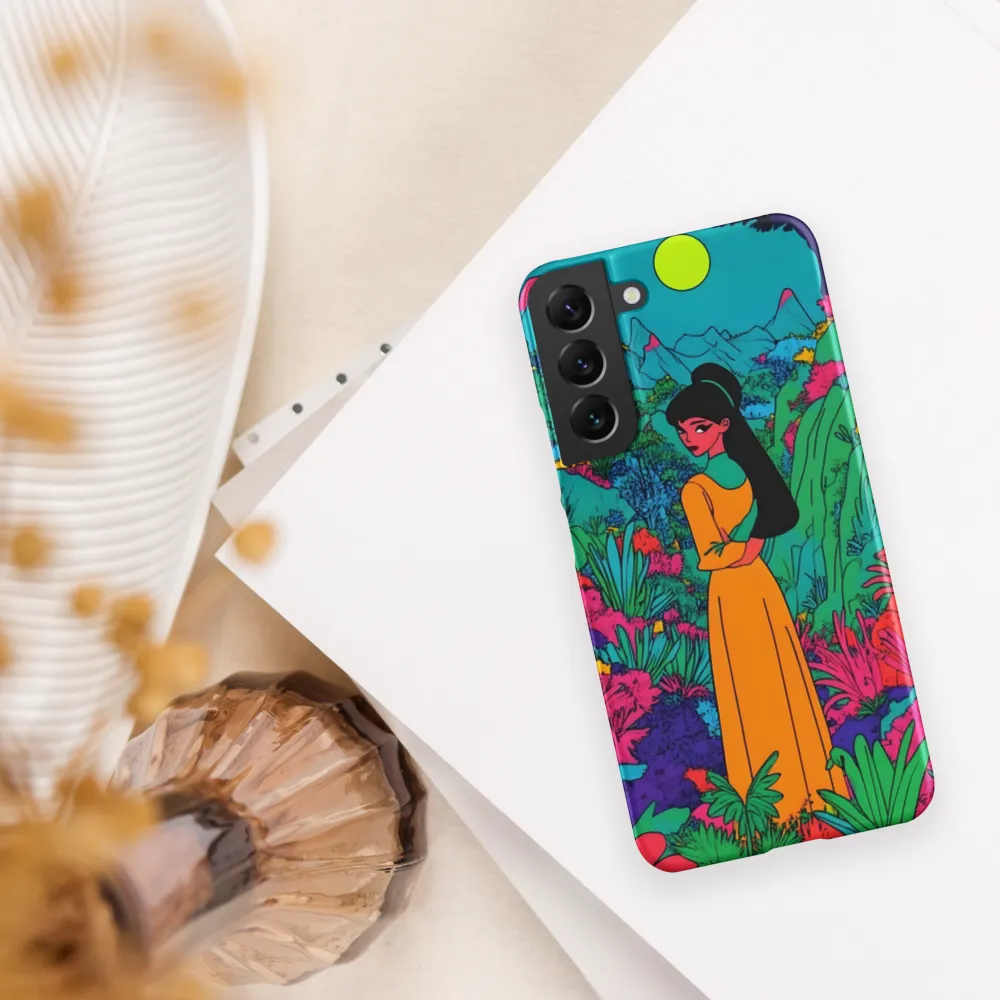 Ethereal Serenity in a Psychedelic Landscape