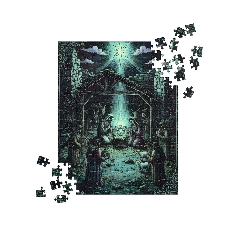 Starlit Nativity 
 Jigsaw Puzzle