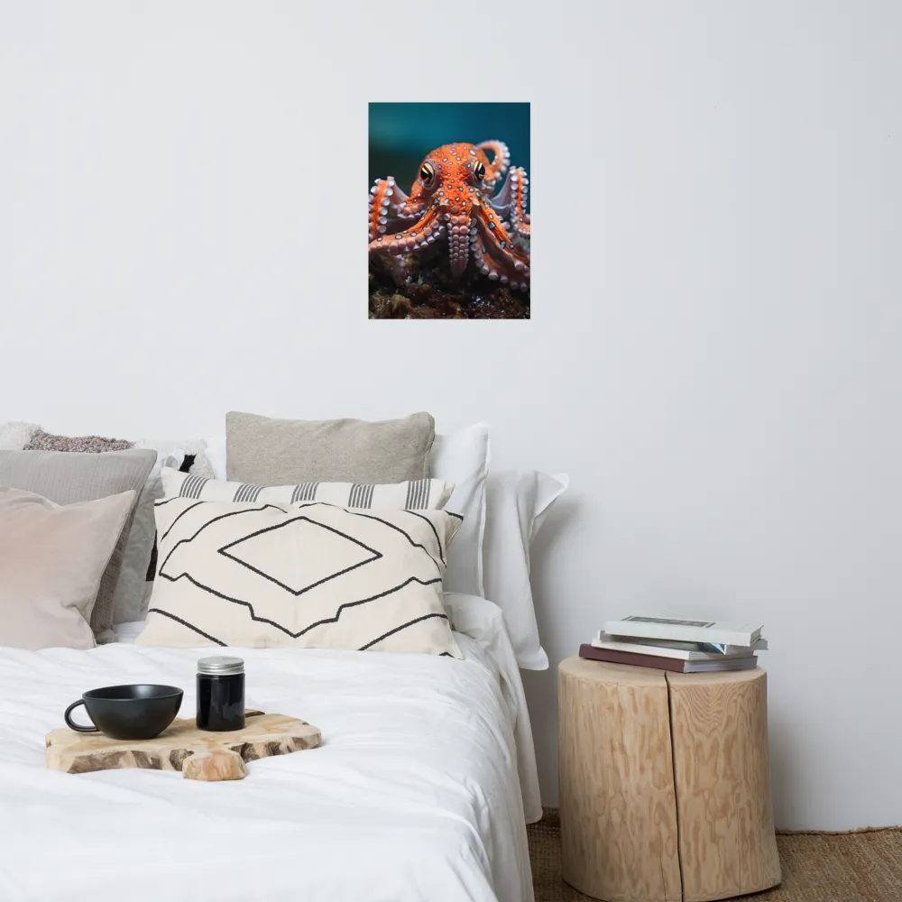Curiosity of the Deep: The Orange Octopus | Poster | 18″×24″