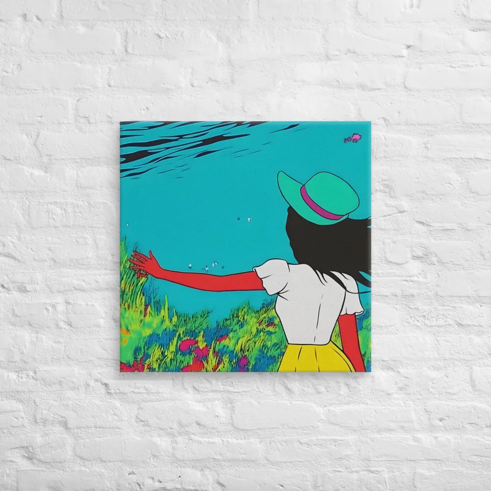 Whimsical Encounter | Canvas | 24″×24″