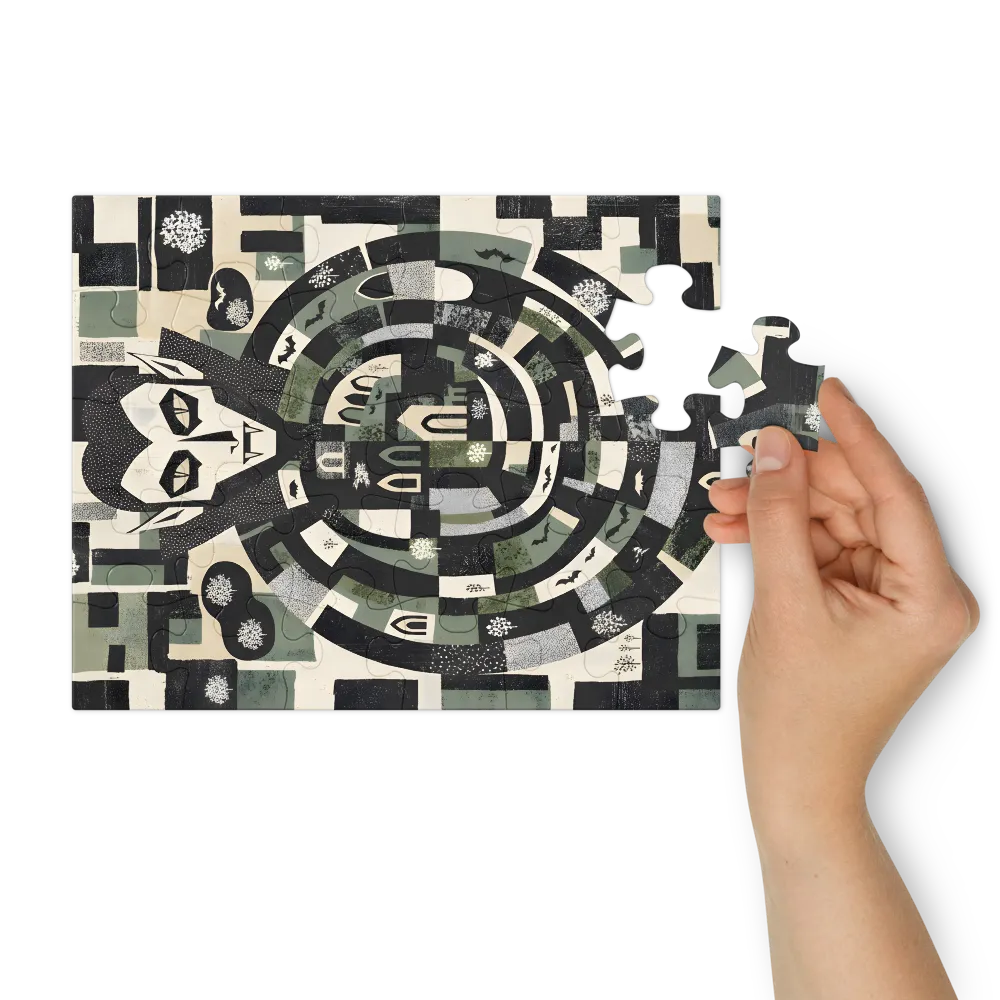 Vampire Labyrinth 
 Jigsaw Puzzle in Tin Box