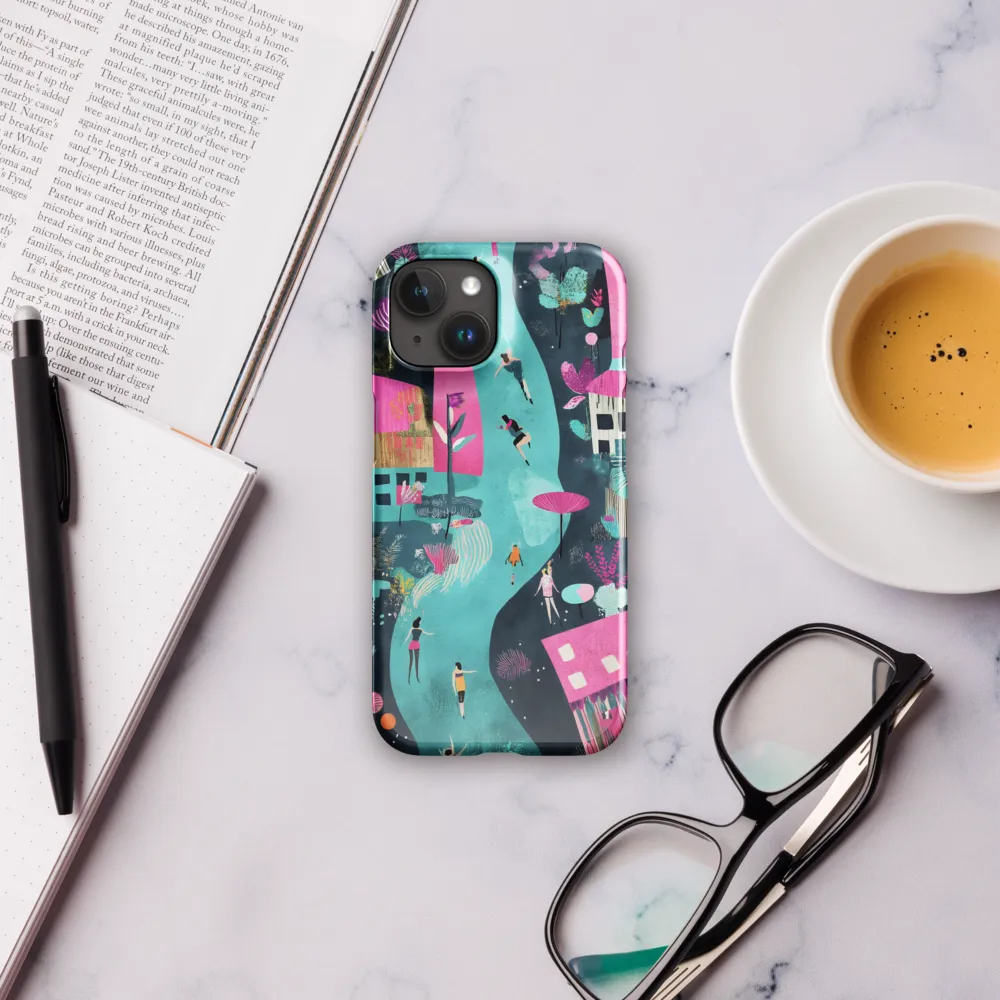 Whimsical Journey Through a Vibrant Landscape | Phone Case |  15 | Snap Case | Glossy