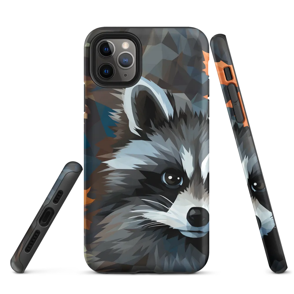 Whispers of Autumn: The Raccoon's Gaze