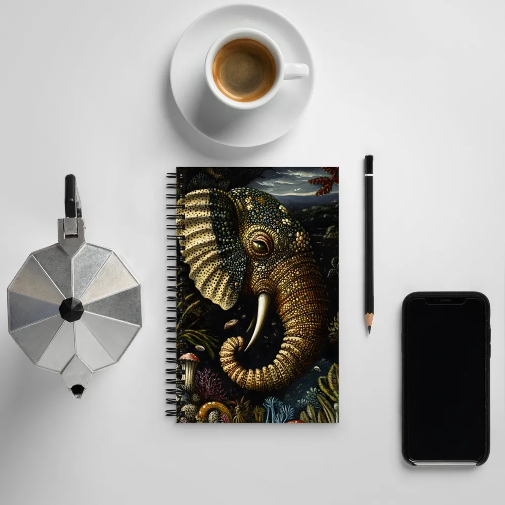 The Oceanic Elephant | Spiral Notebook