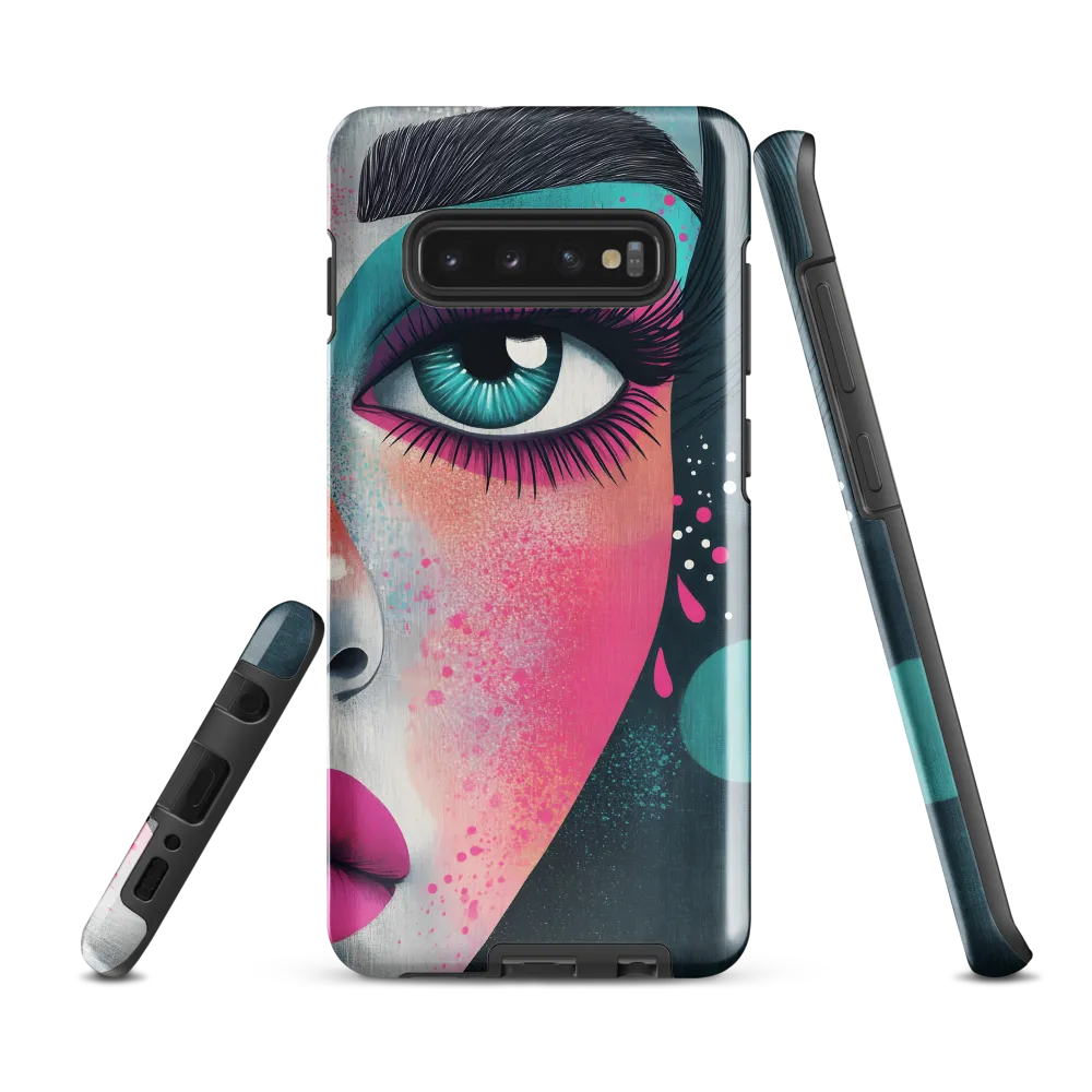 Vibrant Gaze | Phone Case |  S10 Plus | Tough Case | Glossy