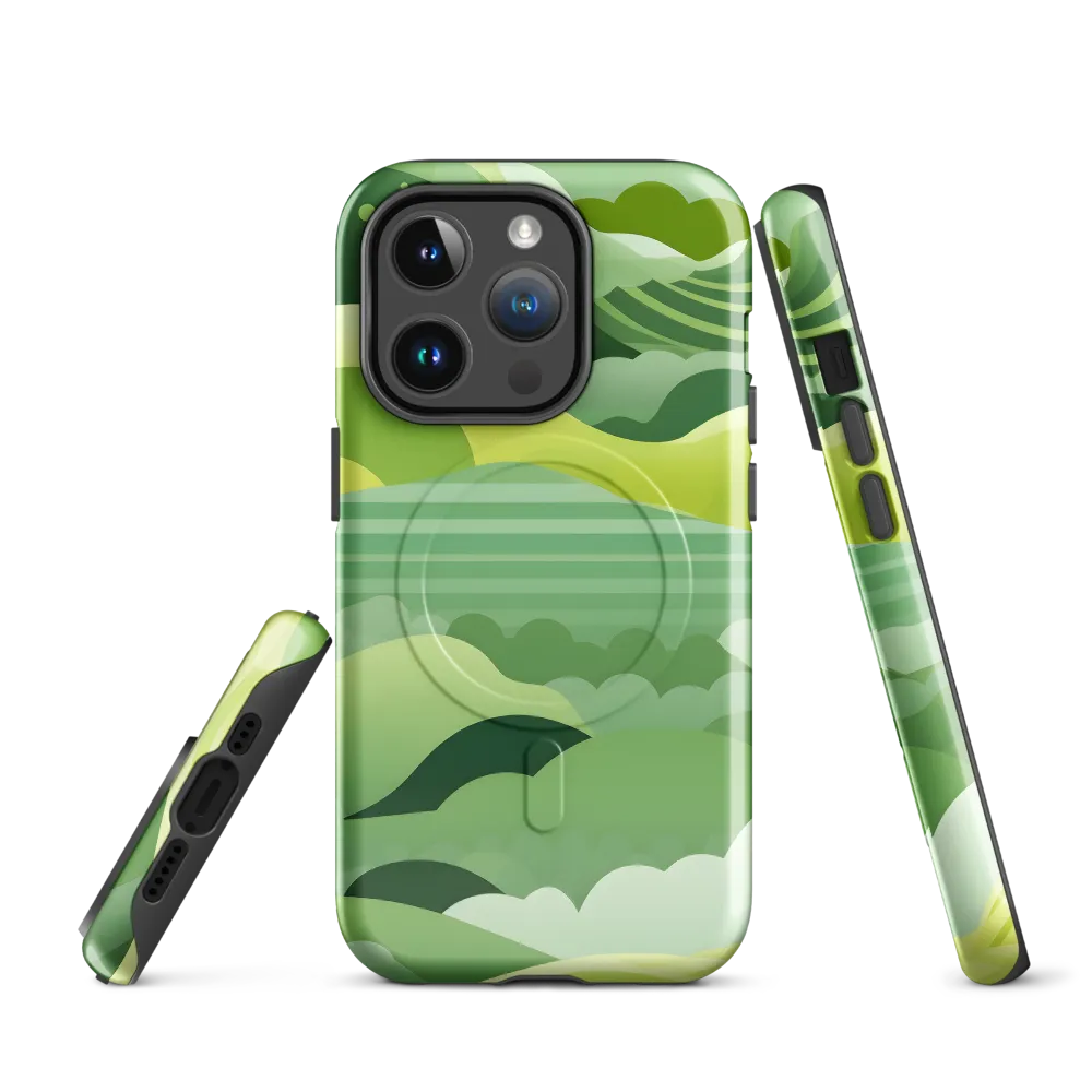 Tranquility in Green Waves