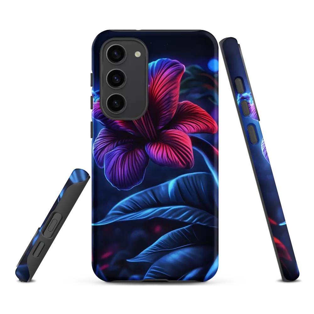 Illuminated Serenity: The Surreal Blossom