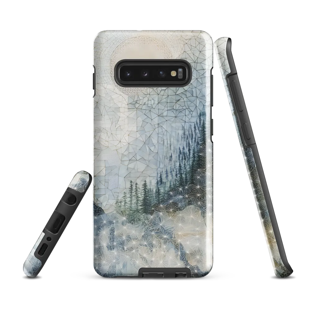 Horizon of Geometric Serenity | Phone Case |  S10 Plus | Tough Case | Glossy