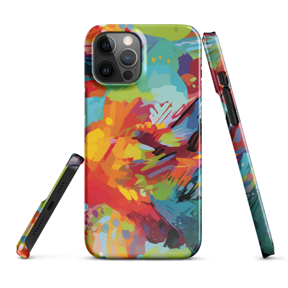 Colorful Lizard: An Abstract Adventure | Phone Case |  12 Pro Max | Snap Case | Glossy