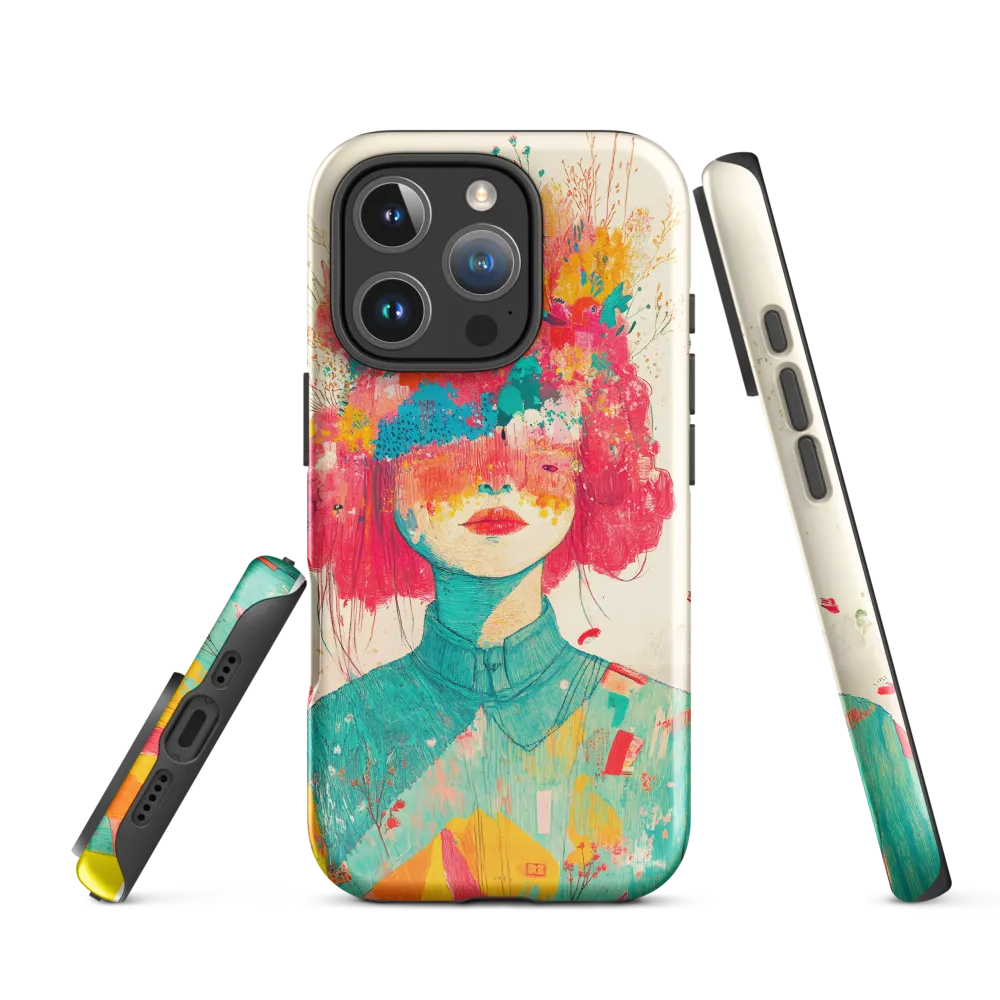 Whimsical Floral Portrait