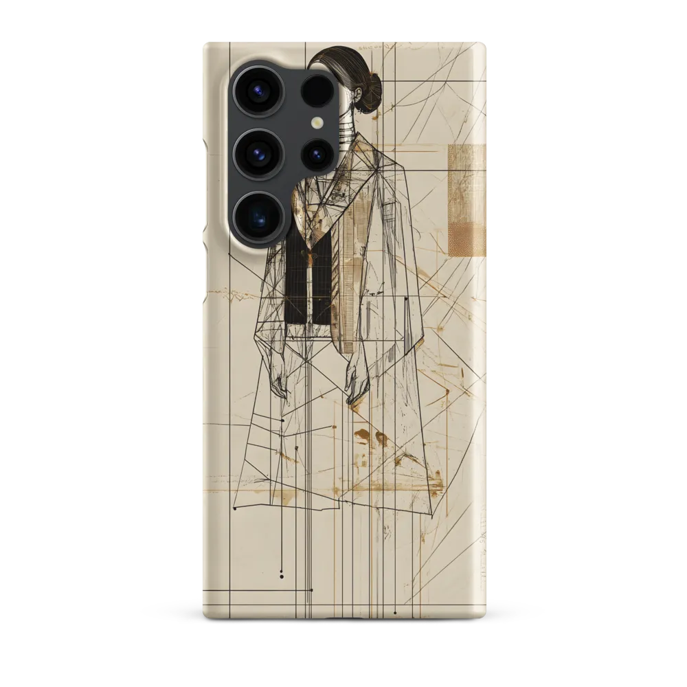 Elegance in Lines | Phone Case |  S23 Ultra | Snap Case | Matte