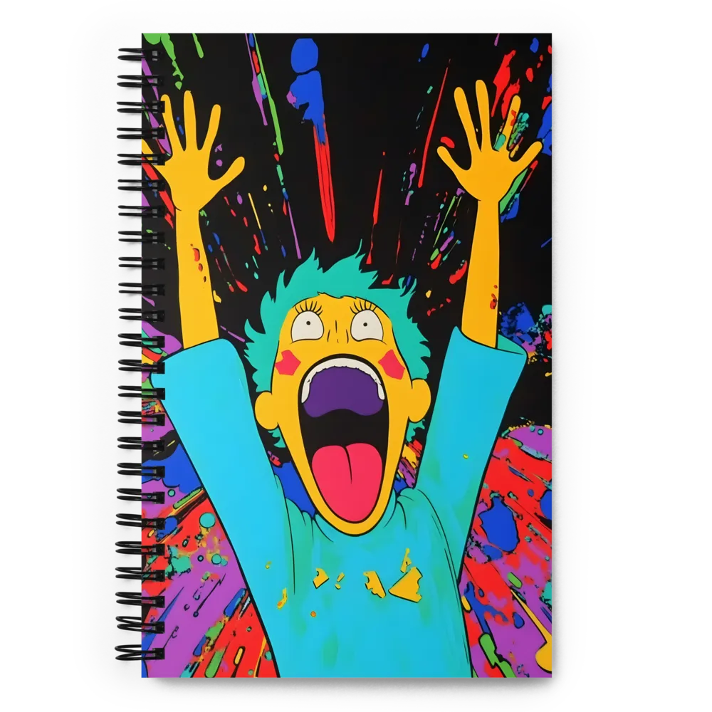 Eruption of Joy | Spiral Notebook