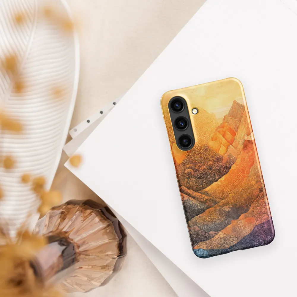 Serene Peaks of Color